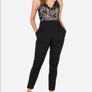 Brand new! XS Express lace bodice cami jumpsuit